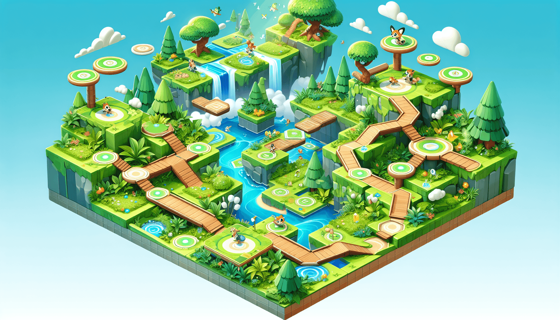 Lively Chicken Road landscape